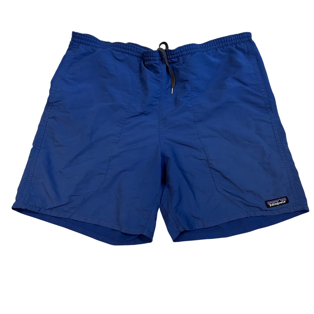 Patagonia Mens Baggies Shorts Blue 6 Inch Inseam Nylon Mesh Liner Medium